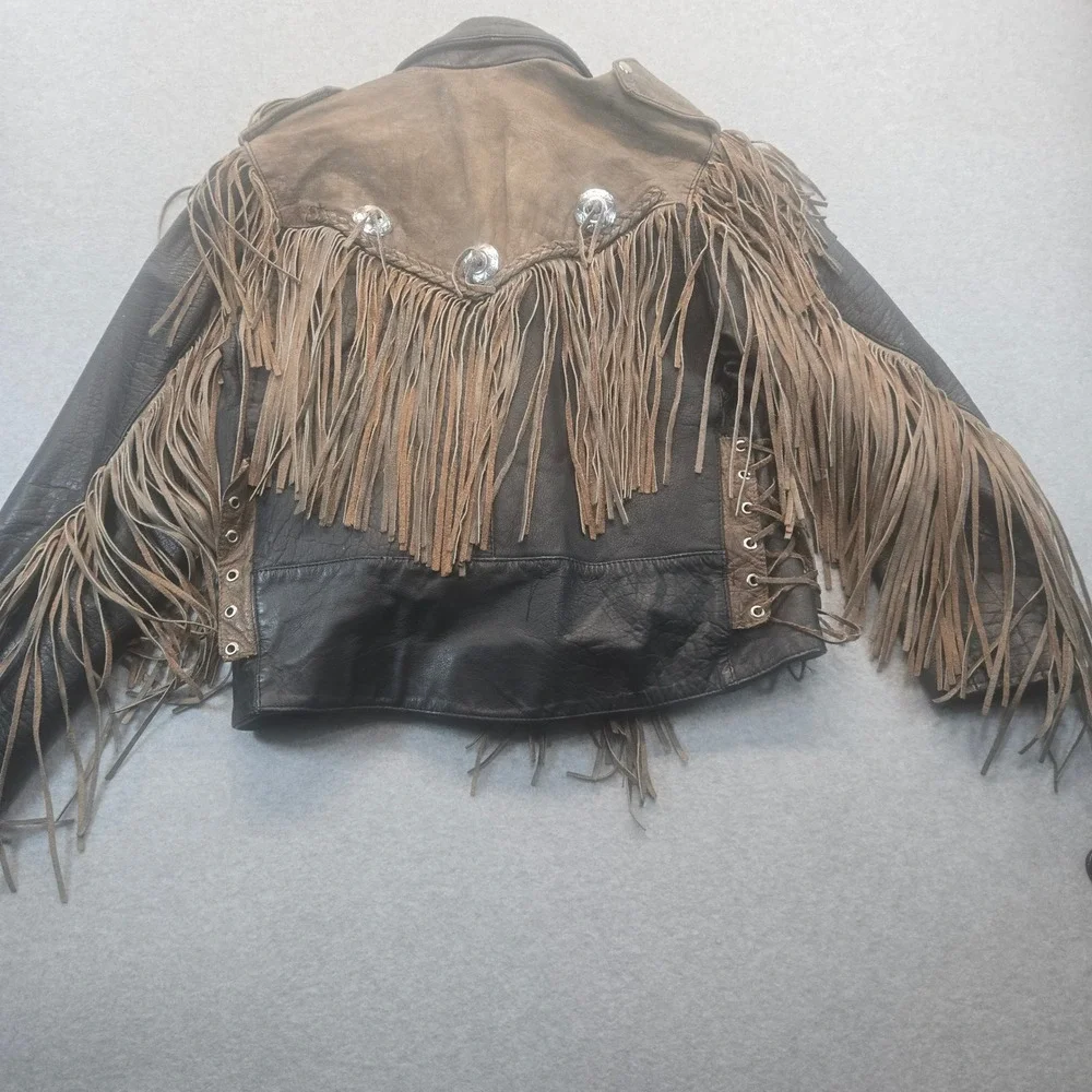 Vintage western leather